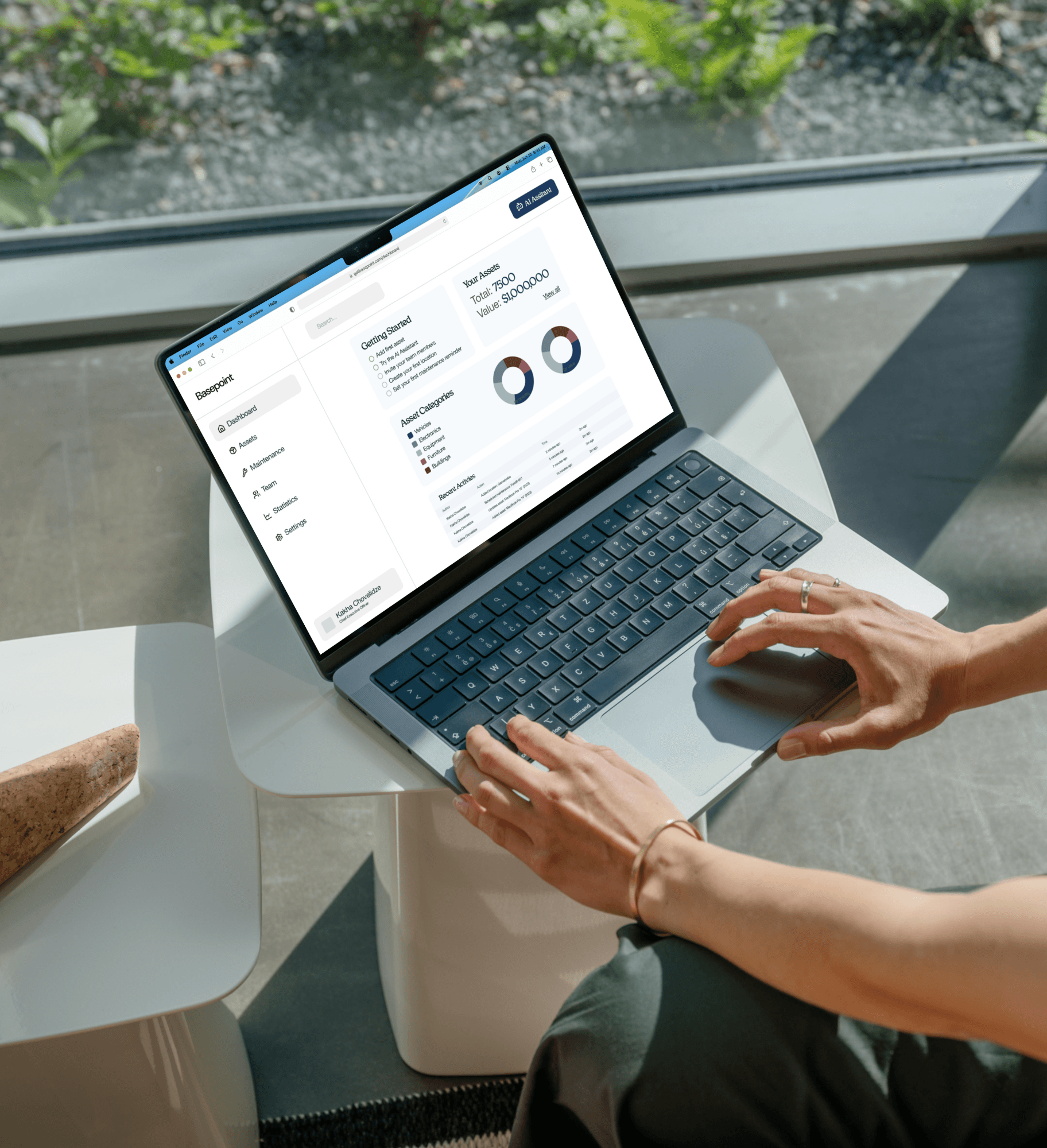 Basepoint AI assistant mobile interface